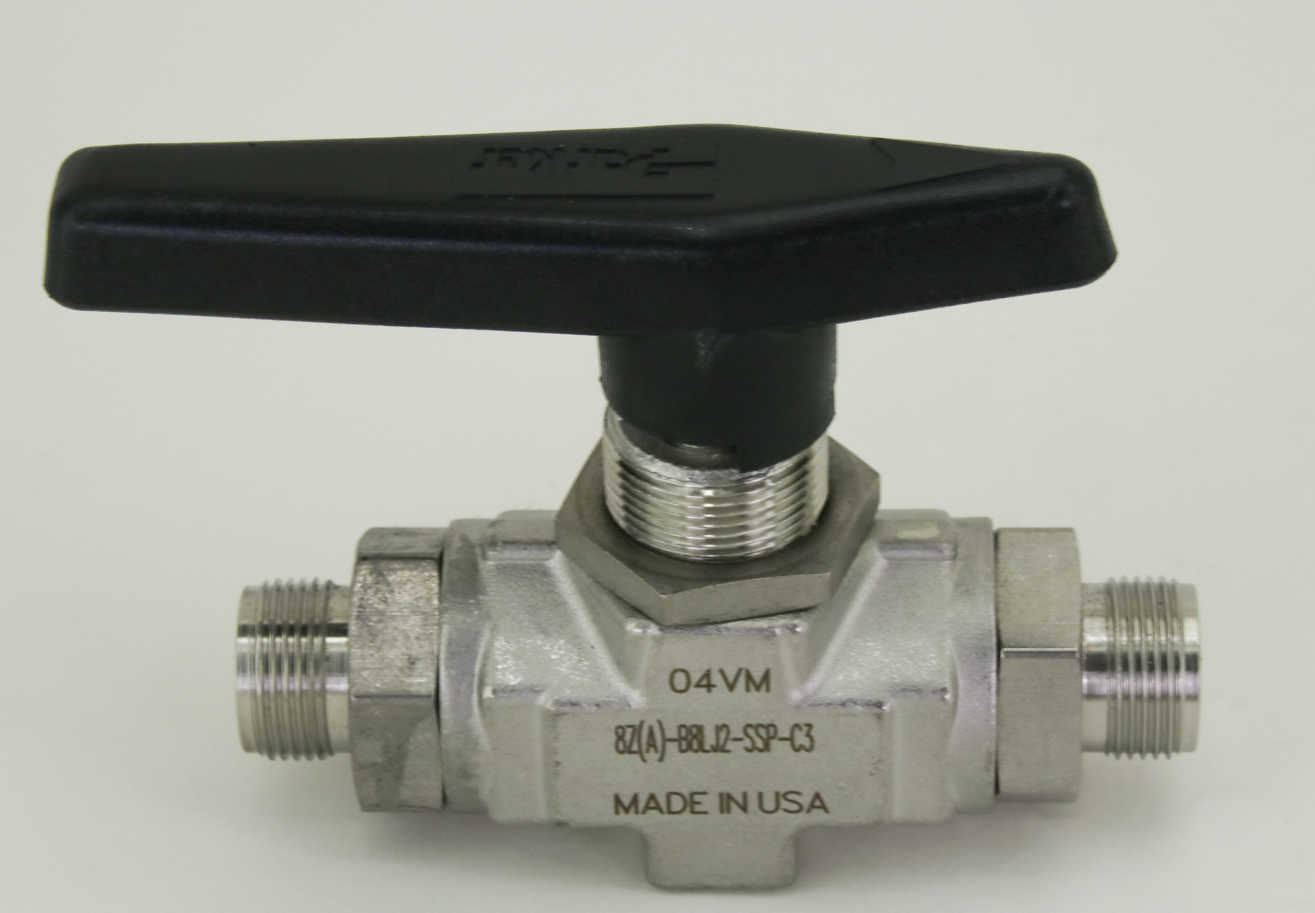 11591 PARKER TWO WAY B-SERIES BALL VALVE 8Z(A)-B8LJ2-SSP-C3 - J316Gallery